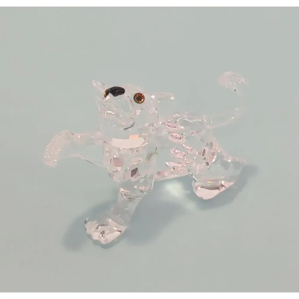 Swarovski Lion Cub Crystal Figurine 216460 Made in Austria Animal